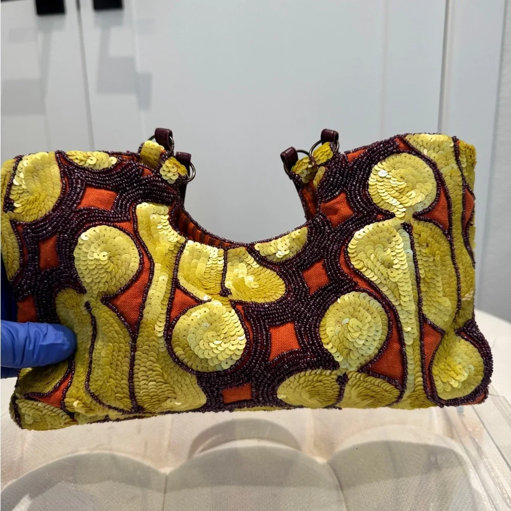 Jamin Puech Hand-Beaded & Sequin Tote – Handmade - Picture 3 of 11